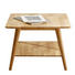 COUCHTISCH Wildeiche massiv rechteckig Eichefarben - Eichefarben/Weiß, Design, Holz (60/60/43cm) - Linea Natura COUCHTISCH Wildeiche massiv rechteckig Eichefarben - Eichefarben/Weiß, Design, Holz (60/60/43cm) - Linea Natura