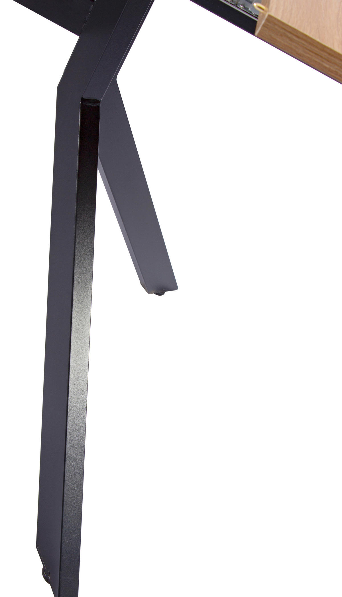 ESSTISCH 150-190/90/76 cm Nachbildung  Metall, Holzwerkstoff ausziehbar rechteckig Schwarz, Eiche Artisan  - Schwarz/Eiche Artisan, MODERN, Holzwerkstoff/Metall (150-190/90/76cm) - Livetastic