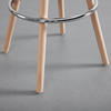 BARHOCKER Webstoff Grau Eisen Buche massiv  - Buchefarben/Grau, MODERN, Holz/Textil (42/100/42cm) - Bessagi Home