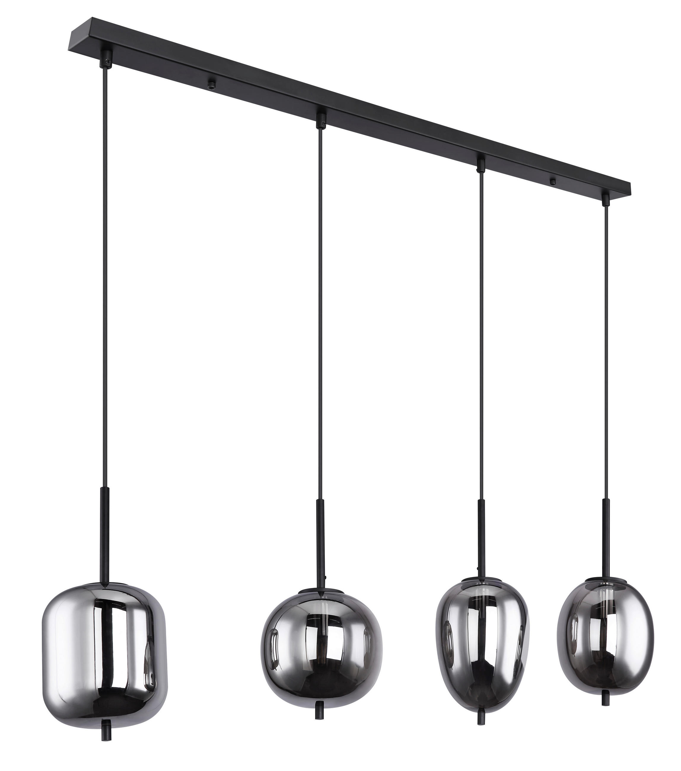 HÄNGELEUCHTE 100/18,5/120 cm  - LIFESTYLE, Glas/Metall (100/18,5/120cm) - Dieter Knoll
