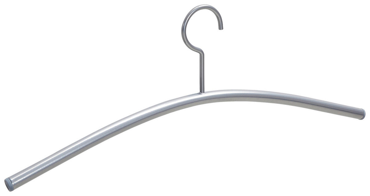 KLEIDERBÜGELSET 5-teilig Metall  - Alufarben, Basics, Metall (45/15/1cm) - Boxxx