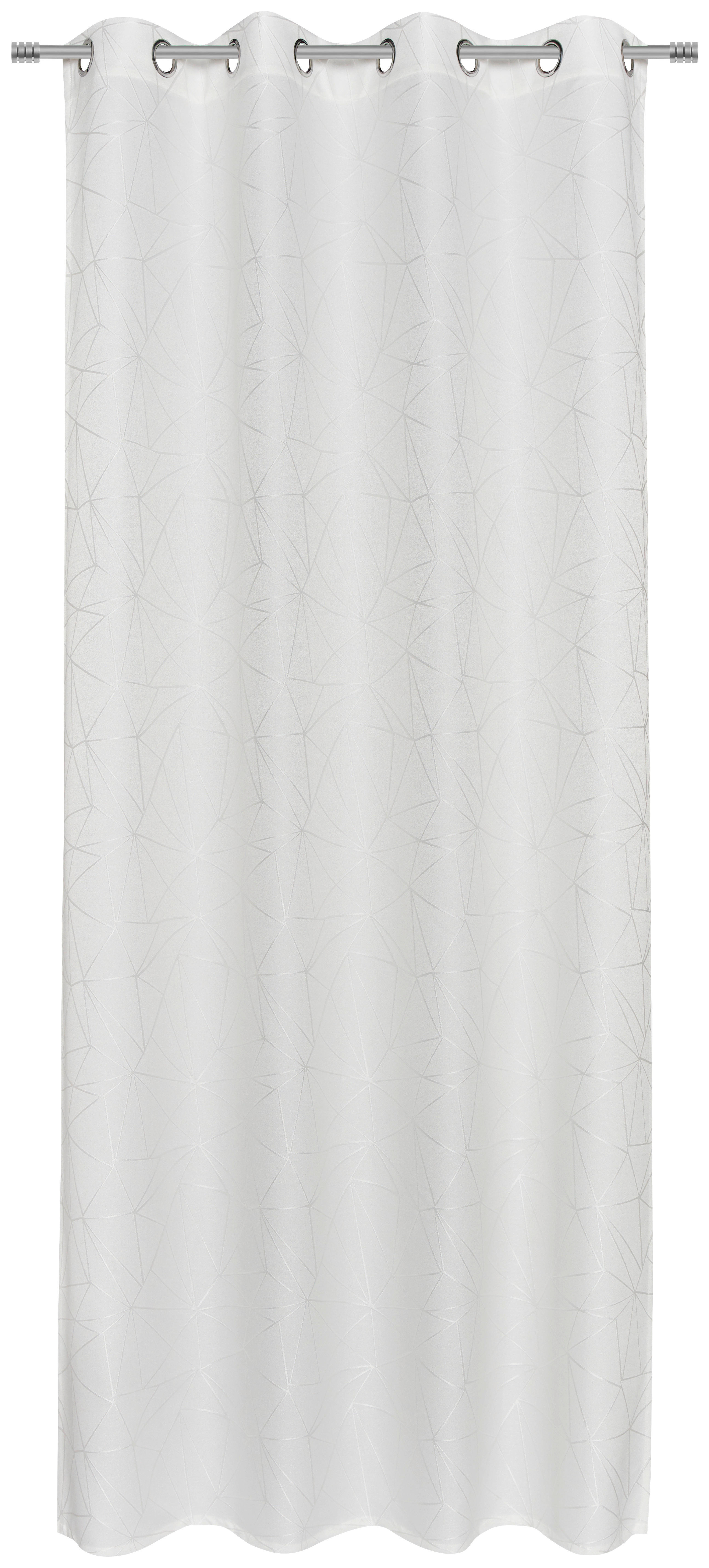ÖSENVORHANG blickdicht  - weiss, Design, Textil (135/245cm) - Esposa