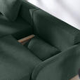 ECKSOFA  in Cord Dunkelgrün  - Dunkelgrün/Schwarz, KONVENTIONELL, Kunststoff/Textil (217/146cm) - Carryhome