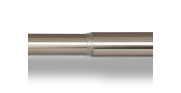 KLEMMSTANGE  - Grau Hochglanz, Design, Metall (120-220cm) - Homeware
