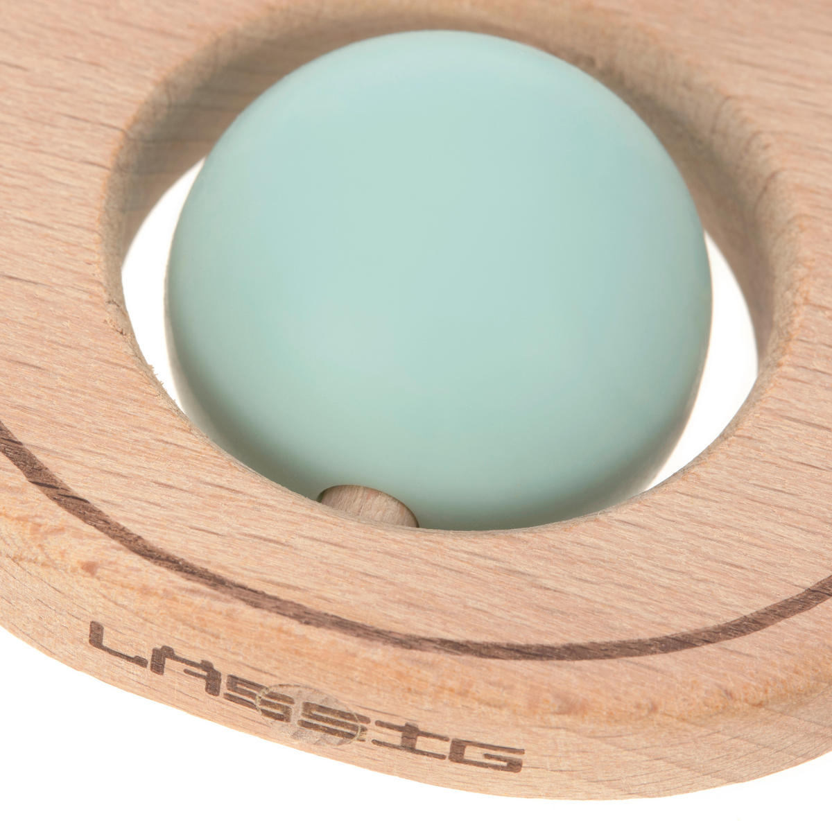 BEIßRING - Türkis/Buchefarben, Basics, Holz/Kunststoff (8,5/3/8,4cm) - Lässig