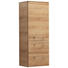 MIDISCHRANK 45/121/33 cm - Chromfarben/Eichefarben, KONVENTIONELL, Glas/Holzwerkstoff (45/121/33cm) - Sadena MIDISCHRANK 45/121/33 cm - Chromfarben/Eichefarben, KONVENTIONELL, Glas/Holzwerkstoff (45/121/33cm) - Sadena