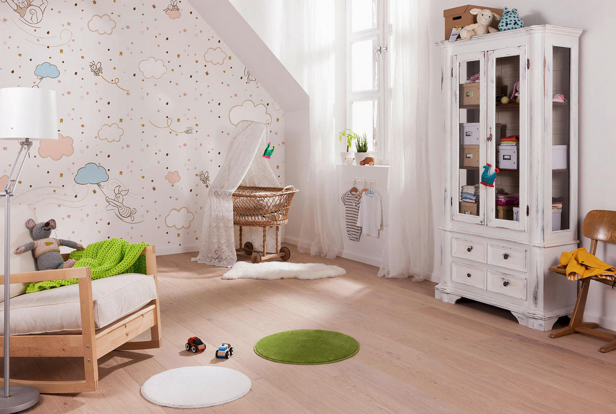 FOTOTAPETE WINNIE THE POOH  - Naturfarben, Design, Textil (300/250cm) - Disney