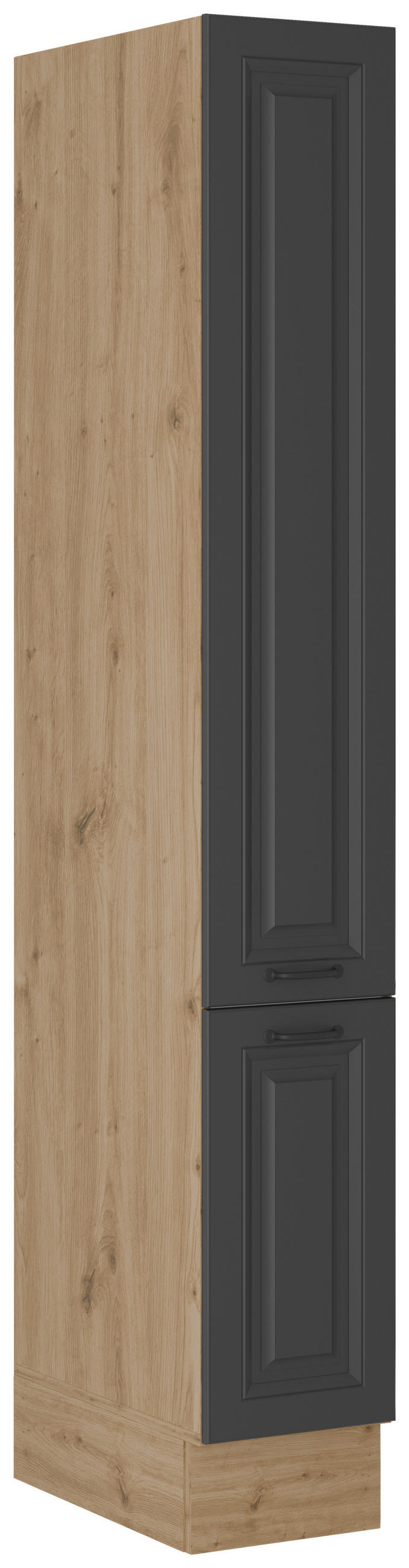 Apothekerschrank Stina Eiche Dekor/anthrazit B: 30cm