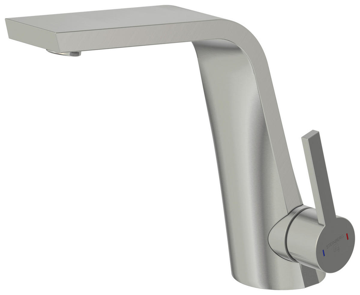 WASCHTISCHARMATUR 5,4/18,1/20,8 cm  - Nickelfarben, MODERN, Metall (5,4/18,1/20,8cm)
