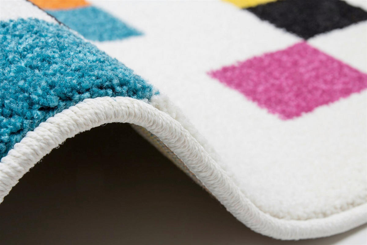 SÍKSZÖVÖTT SZŐNYEG   - többszínű, Basics, textil (120/170cm) - Kayoom