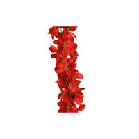 KUNSTBLUME - Rot/Grün, Basics, Kunststoff/Textil (165cm)