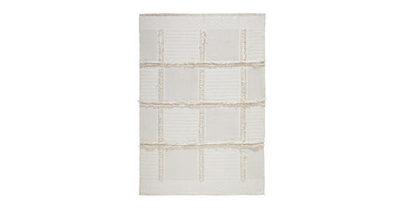 FLACHWEBETEPPICH 160/230 cm  - Weiß, Trend, Textil (160/230cm) - Linea Natura