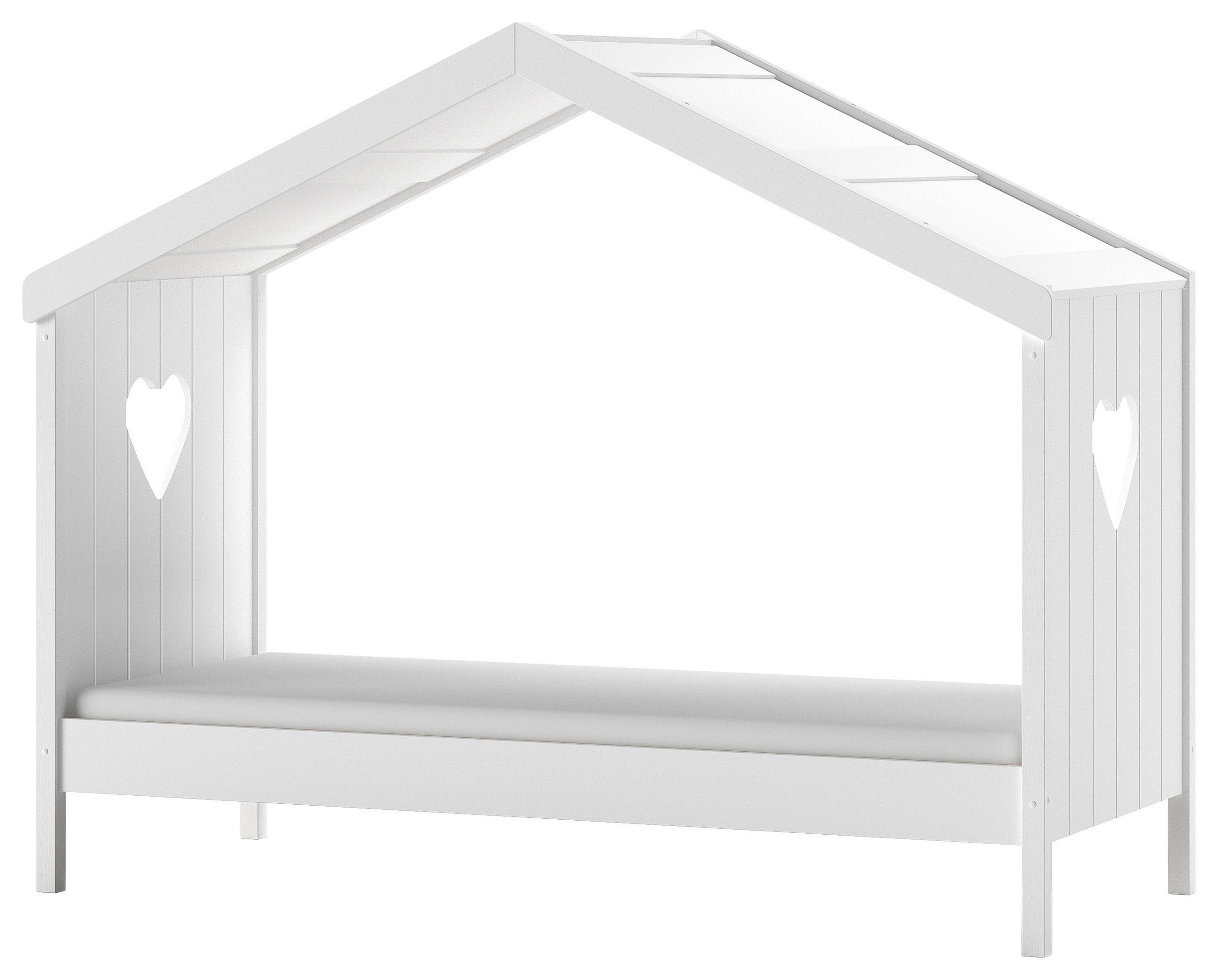 HAUSBETT Rollrost 90/200 cm  - Weiß, Natur, Holz (90/200cm) - MID.YOU