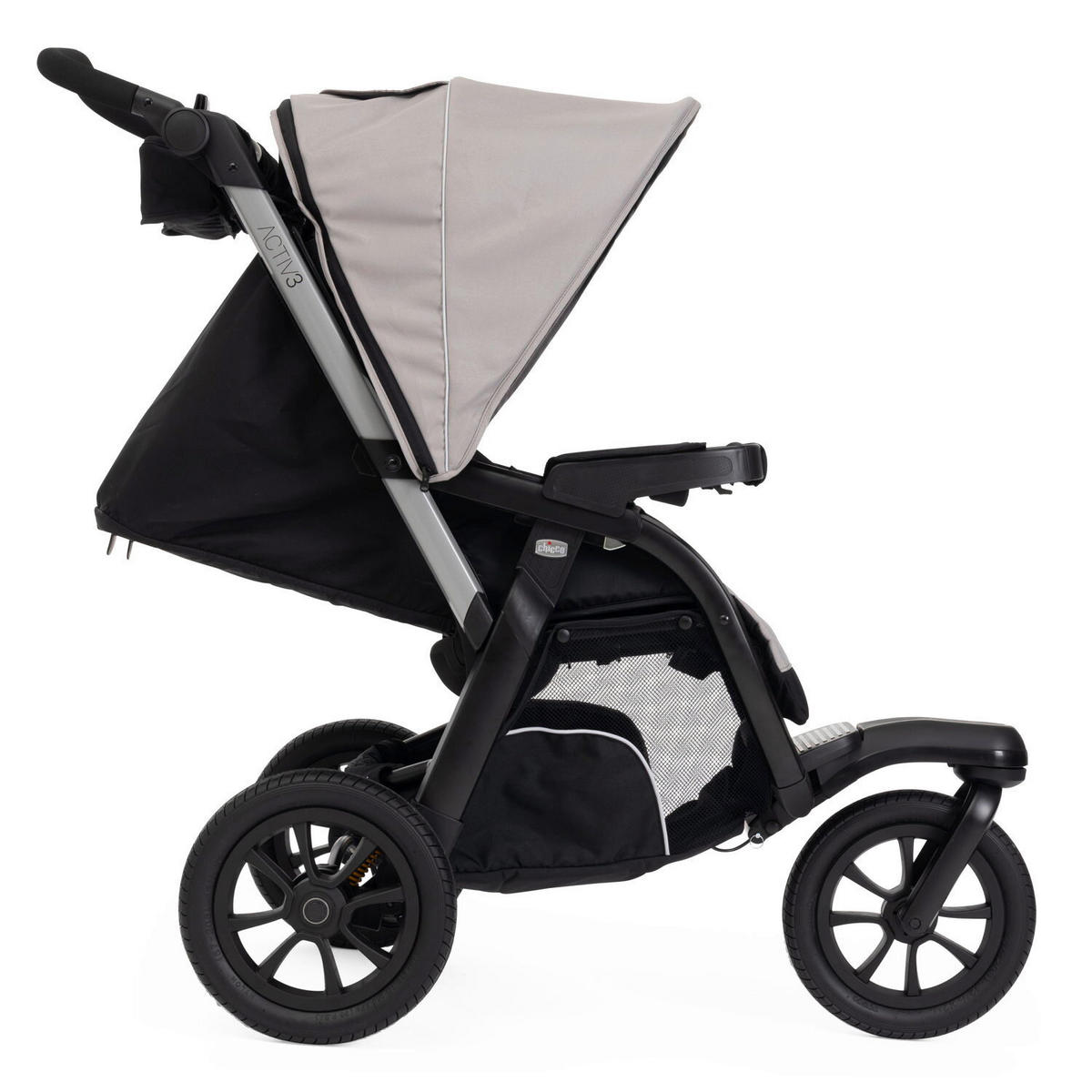 BUGGY  - Haselnussfarben, Basics, Textil/Metall (64/116/121,5/102/113cm) - Chicco