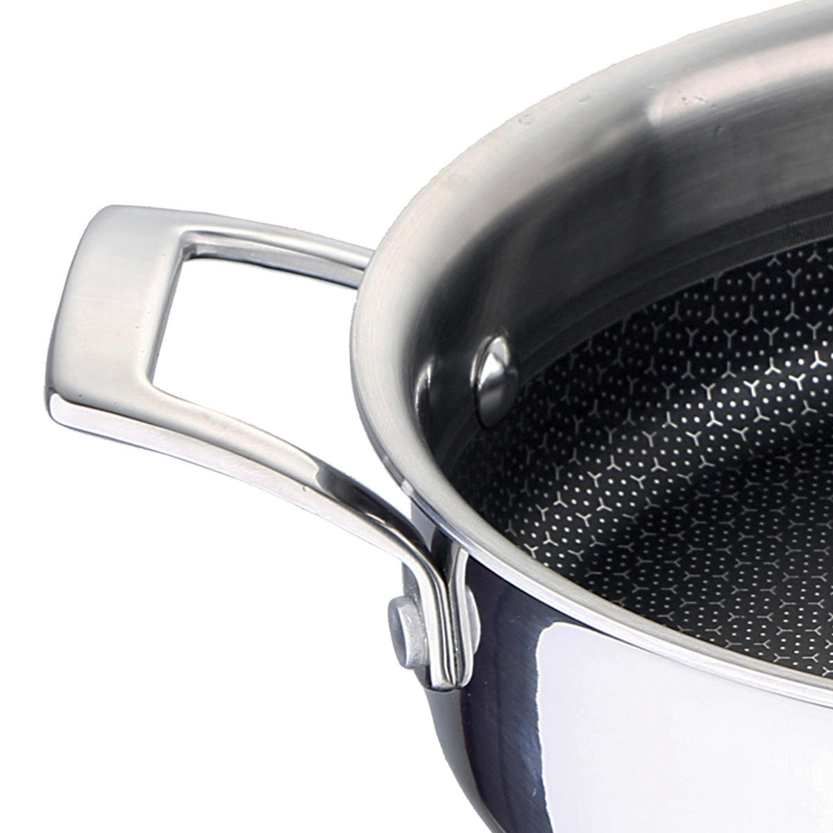 SERVIERPFANNE  - Edelstahlfarben/Schwarz, Basics, Metall (39/30/10cm) - Masterpro