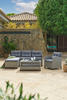 LOUNGEGARNITUR 141/180 cm Stahl  - Grau, MODERN, Kunststoff/Textil (141/180cm) - Ambia Garden