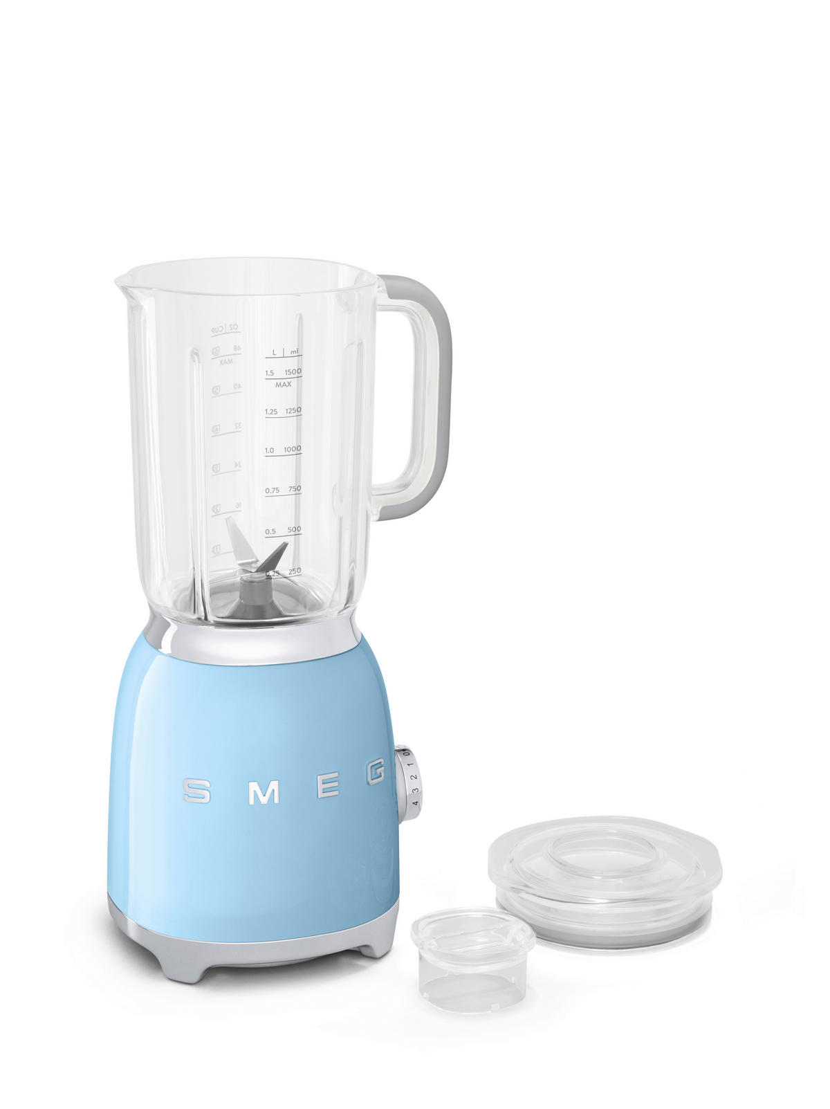SAMOSTOJEĆI MIKSER  - svijetlo plava, Basics, metal (19,7/39,7/16,3cm) - SMEG