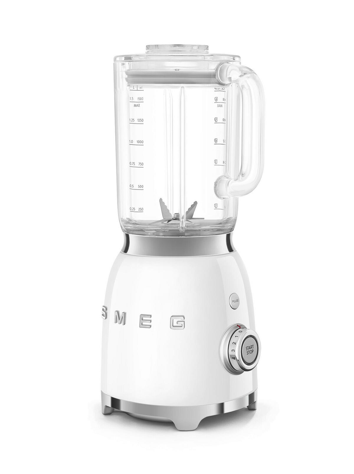 STANDMIXER 50's Style  - Weiss Hochglanz, Trend, Metall (19.7/39.7/16.3cm) - SMEG