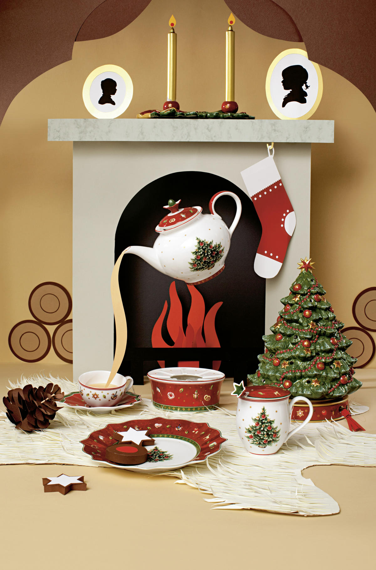 FRÜHSTÜCKSTELLER Multicolor, Rot 24 cm Toys Delight  - Rot/Multicolor, Design, Keramik (24cm) - Villeroy & Boch