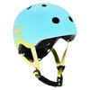 KINDERHELM Safety Helmet  - Blau/Gelb, Trend, Kunststoff/Textil (XXS-Snull) - Scoot and Ride