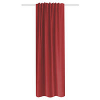 WÄRMESCHUTZVORHANG ESKIMO blickdicht 135/245 cm   - Bordeaux, Basics, Textil (135/245cm)
