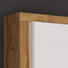 WOHNWAND in Weiß, Eichefarben - Eichefarben/Silberfarben, KONVENTIONELL, Glas/Holzwerkstoff (310.0/205.5/47.4cm) - Xora WOHNWAND in Weiß, Eichefarben - Eichefarben/Silberfarben, KONVENTIONELL, Glas/Holzwerkstoff (310.0/205.5/47.4cm) - Xora