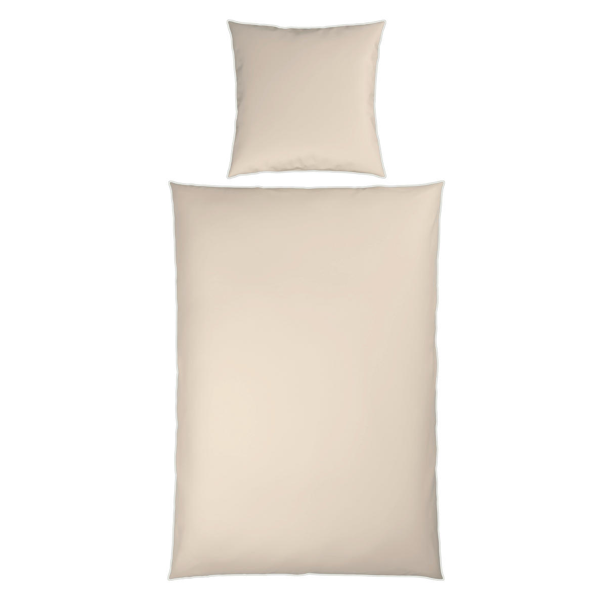 BETTWÄSCHE Flachgewebe 135/200 cm  - Beige, Basics, Textil (135/200cm) - Dieter Knoll