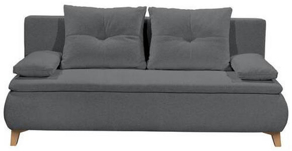 SCHLAFSOFA Webstoff Anthrazit  - Eichefarben/Anthrazit, Design, Kunststoff/Textil (202/94/104cm) - Carryhome