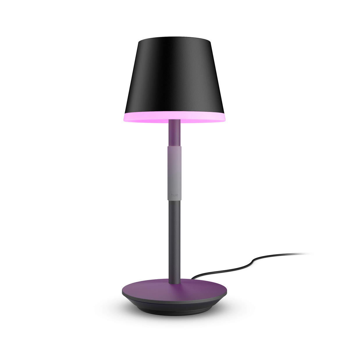 AKKU-TISCHLEUCHTE Hue 14,2/35 cm   - Schwarz, Design, Metall (14,2/35cm) - Philips HUE