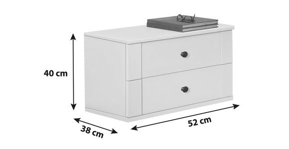 NACHTKÄSTCHEN in Eichefarben - Eichefarben/Braun, KONVENTIONELL, Holzwerkstoff (52/40/38cm) - Cantus
