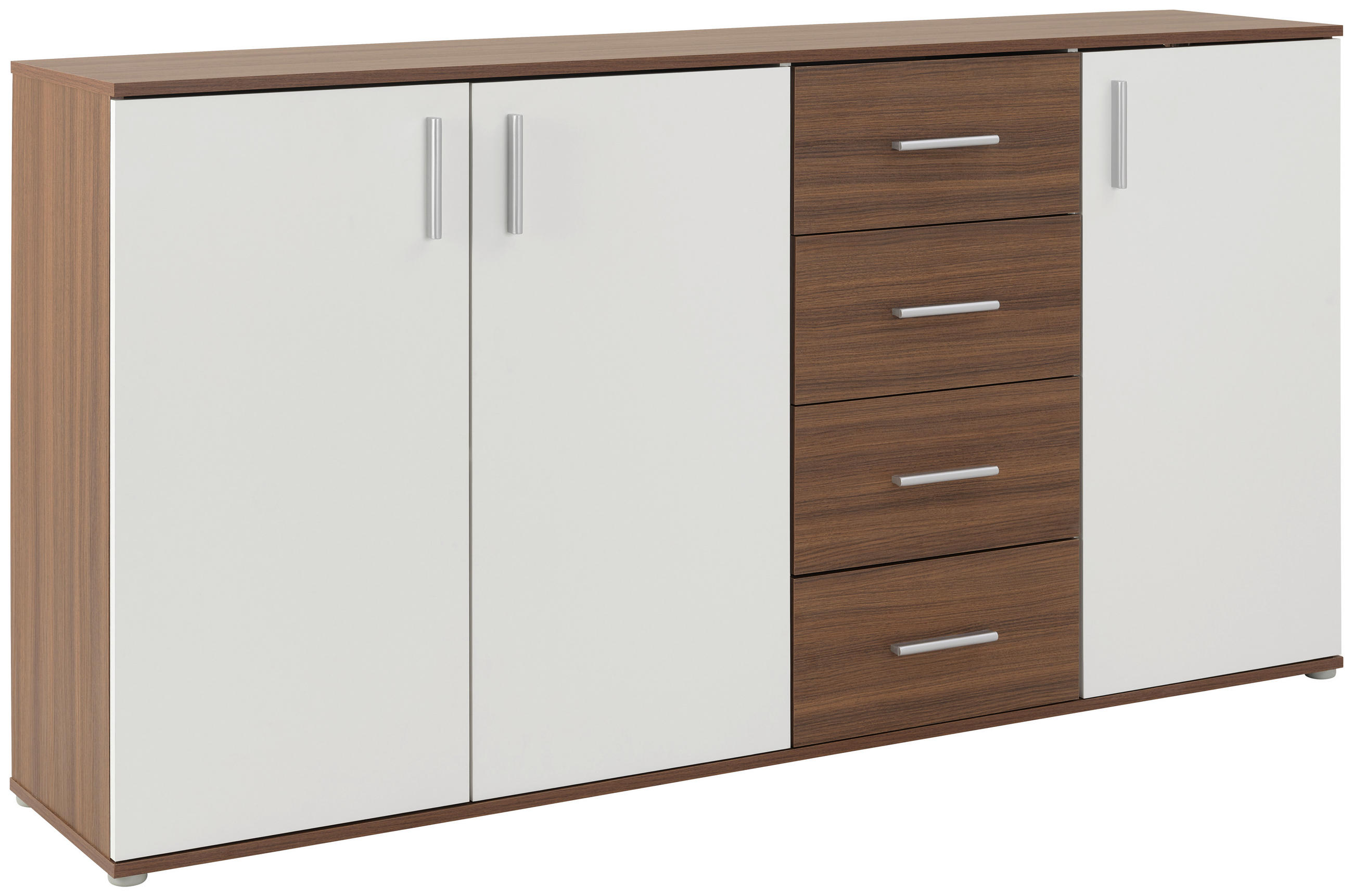 Kommode 175,8 Cm Ina Nussoptik/weiss