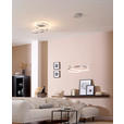 LED-HÄNGELEUCHTE 56/150 cm  - Chromfarben/Weiß, Design, Kunststoff (56/150cm) - Ambiente
