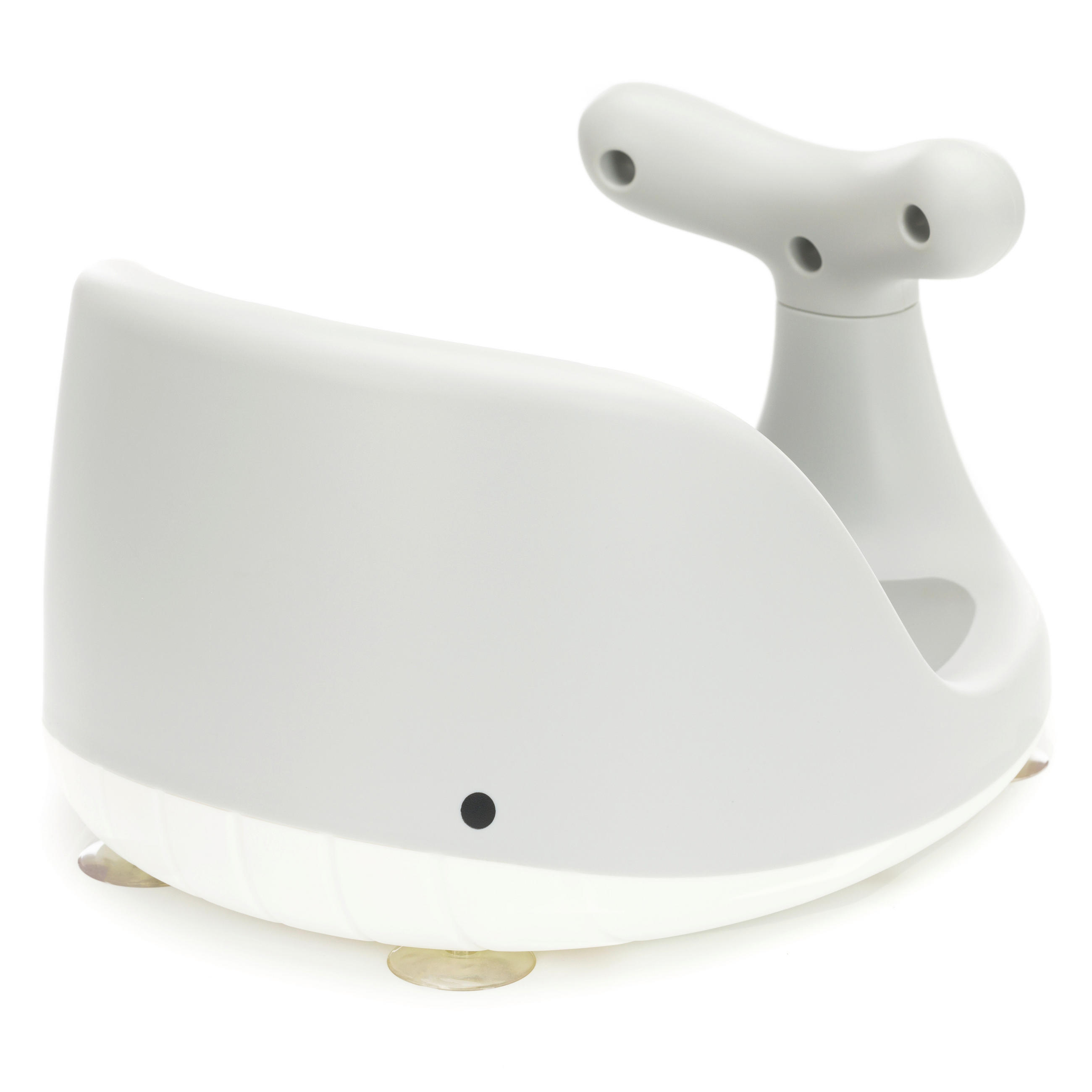 BADESITZ Wal  - Hellgrau, Basics, Kunststoff (20/37,5/30cm) - Fillikid