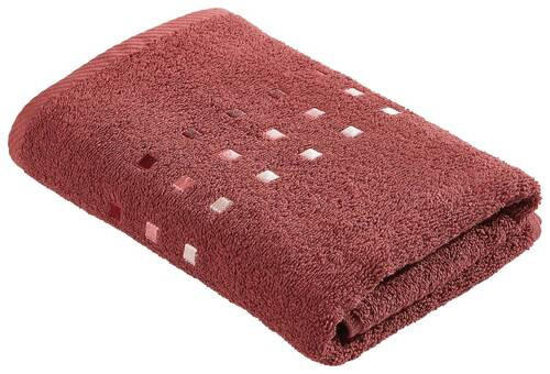 HANDTUCH Quattro Rot - Rot, Basics, Textil (50/100cm) - Esposa