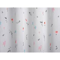 TKANINA ZA ZAVJESE bijela, ružičasta   - bijela/ružičasta, Basics, tekstil (295cm)