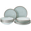 KOMBISERVICE Mintgrau Profi Casual Mint 12-teilig 4 Personen  - Mintgrau, Basics, Keramik - Rosenthal