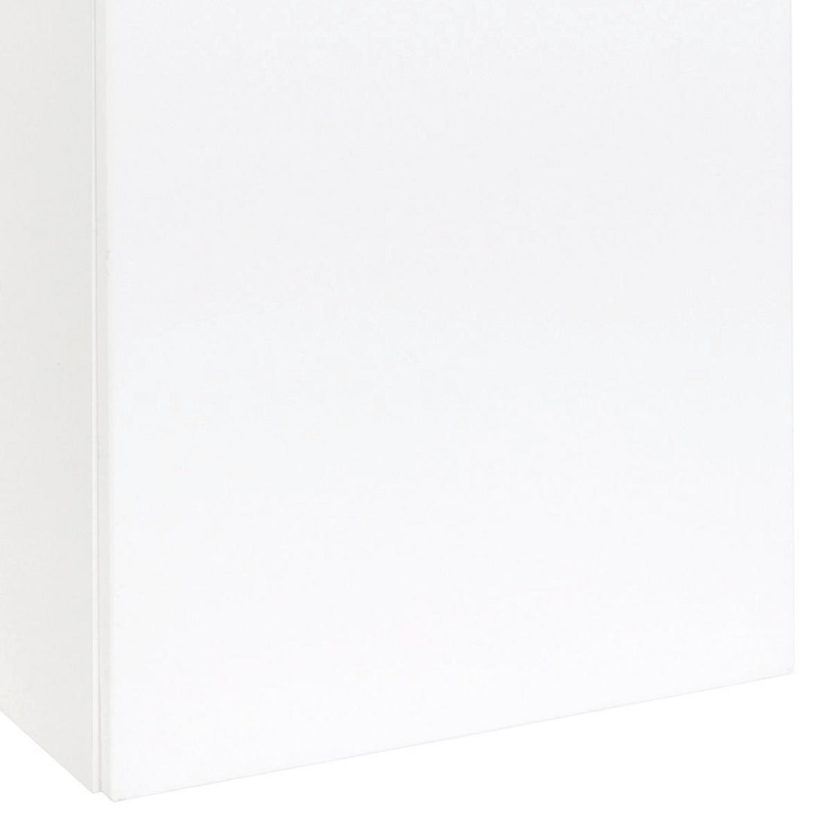 HÖGSKÅP  - vit/silvereksfärgad, Modern, trämaterial (40/154/27cm) - Held