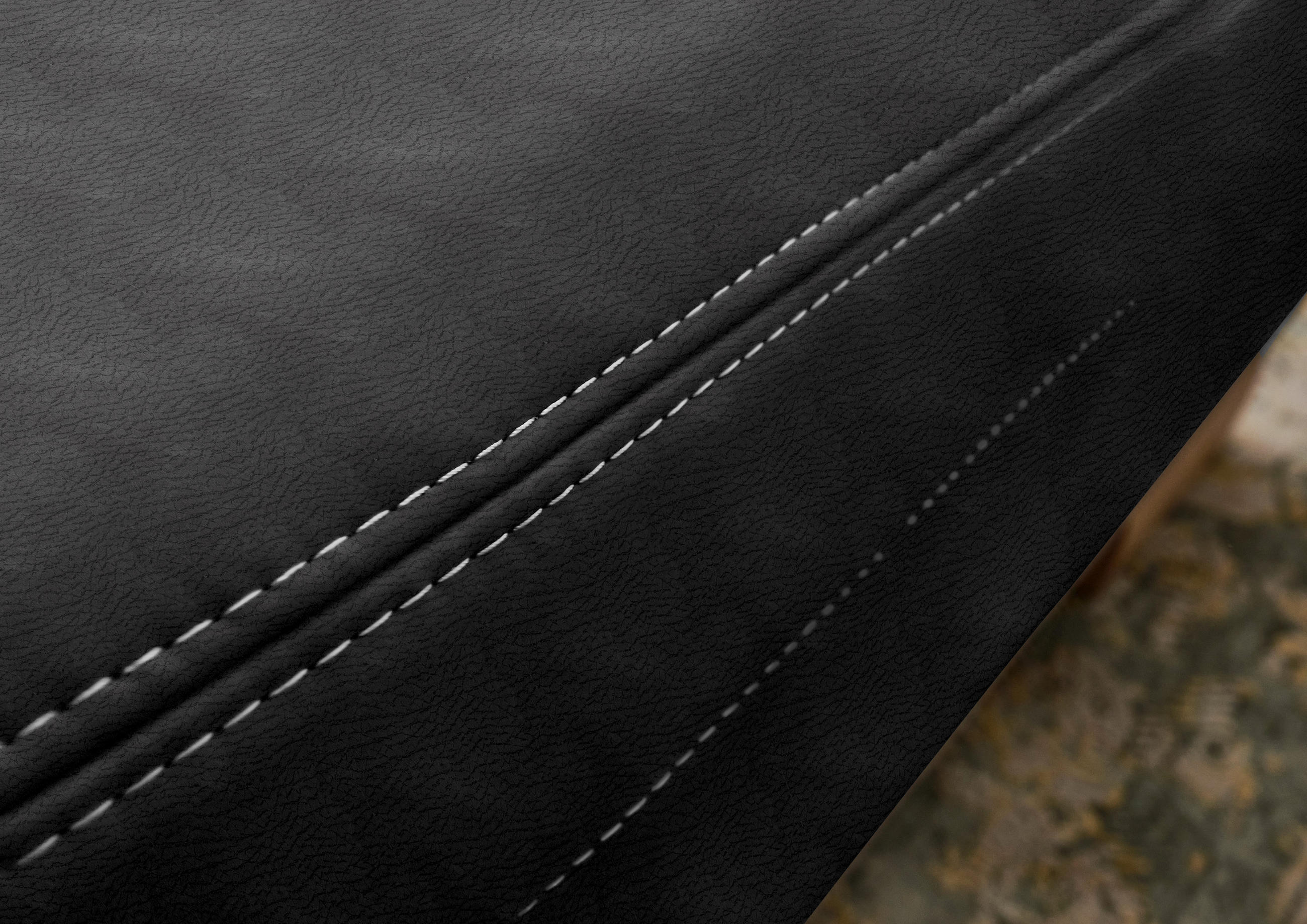 Thumbnail - Voleo Wohnlandschaft, Dunkelgrau, Textil, Wildeiche, massiv, 5-6-Sitzer, U-Form, 343x243 cm, Goldenes M, Typenauswahl, B...