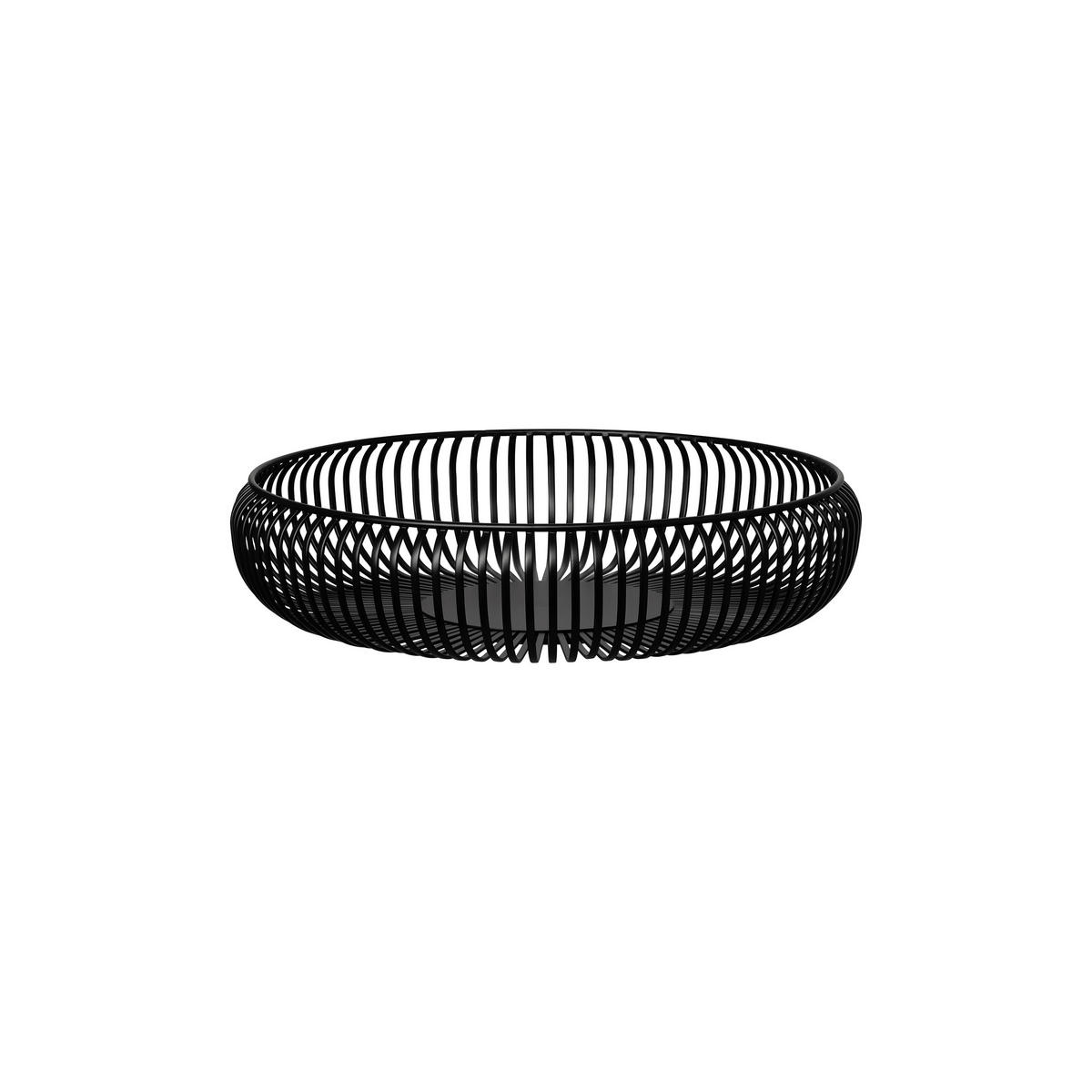 UNIVERSALKORB  - Schwarz, MODERN, Metall (36/8,5cm) - Blomus
