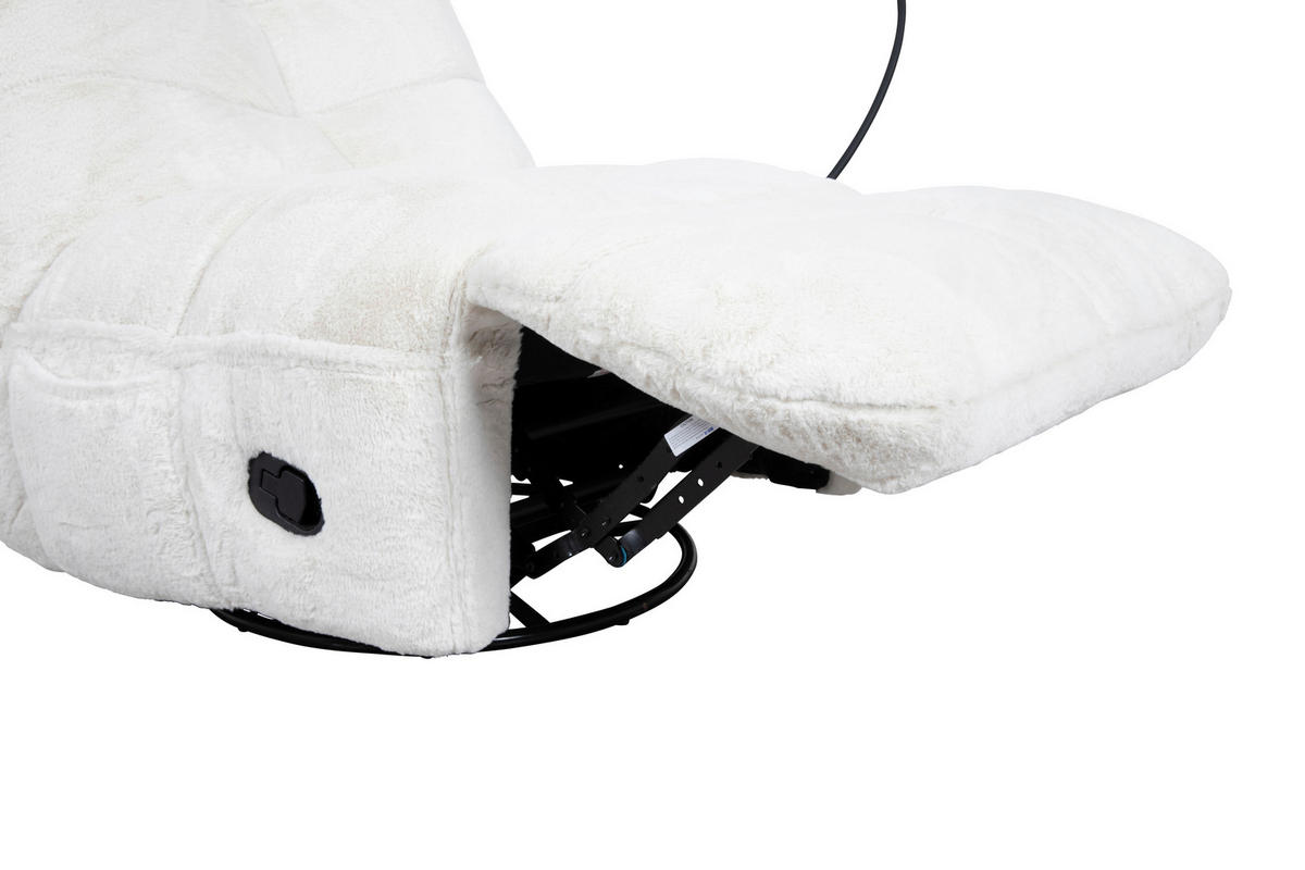 GUNGSTOL i vävt tyg cremefärgad  - svart/cremefärgad, Modern, metall/textil (91,4/92,7/107,9cm) - Livetastic