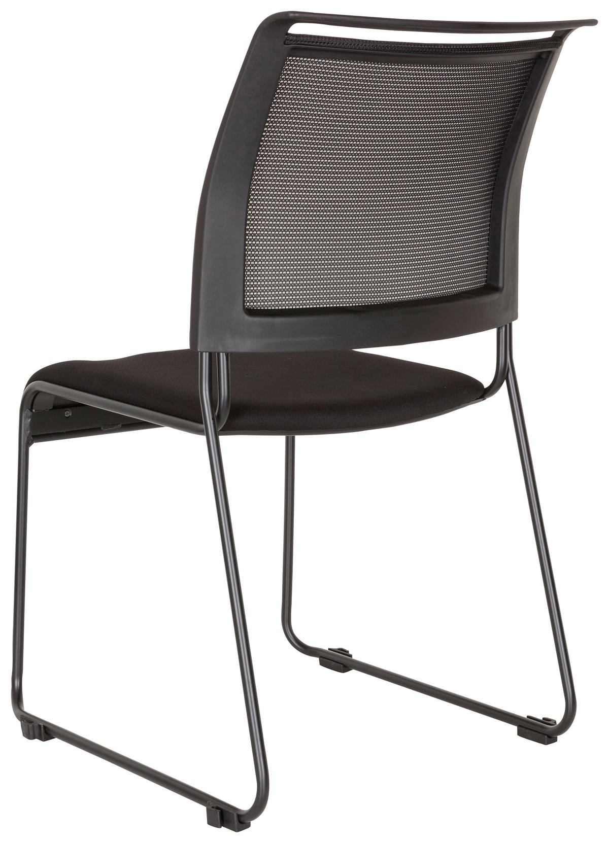 BESÖKSSTOL  i nätklädsel, flatväv svart  - svart, Modern, metall/textil (48/87/61cm) - MID.YOU