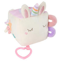 SOFTWÜRFEL Samy  - Pink/Lila, Trend, Kunststoff/Textil (12/12/12cm) - Patinio