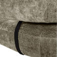 ECKSOFA Taupe Chenille  - Taupe/Schwarz, Design, Holz/Textil (265/200cm) - Landscape