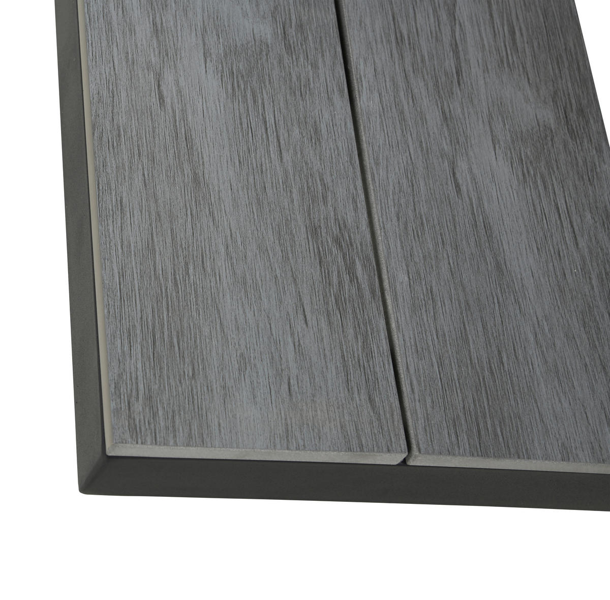 GARTENTISCHGRUPPE Stahl  - Anthrazit/Grau, Basics, Kunststoff/Metall - Ambia Garden