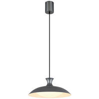 LED-HÄNGELEUCHTE 40/150 cm    - Weiss/Opal, Trend, Kunststoff/Metall (40/150cm) - Collet's Monde