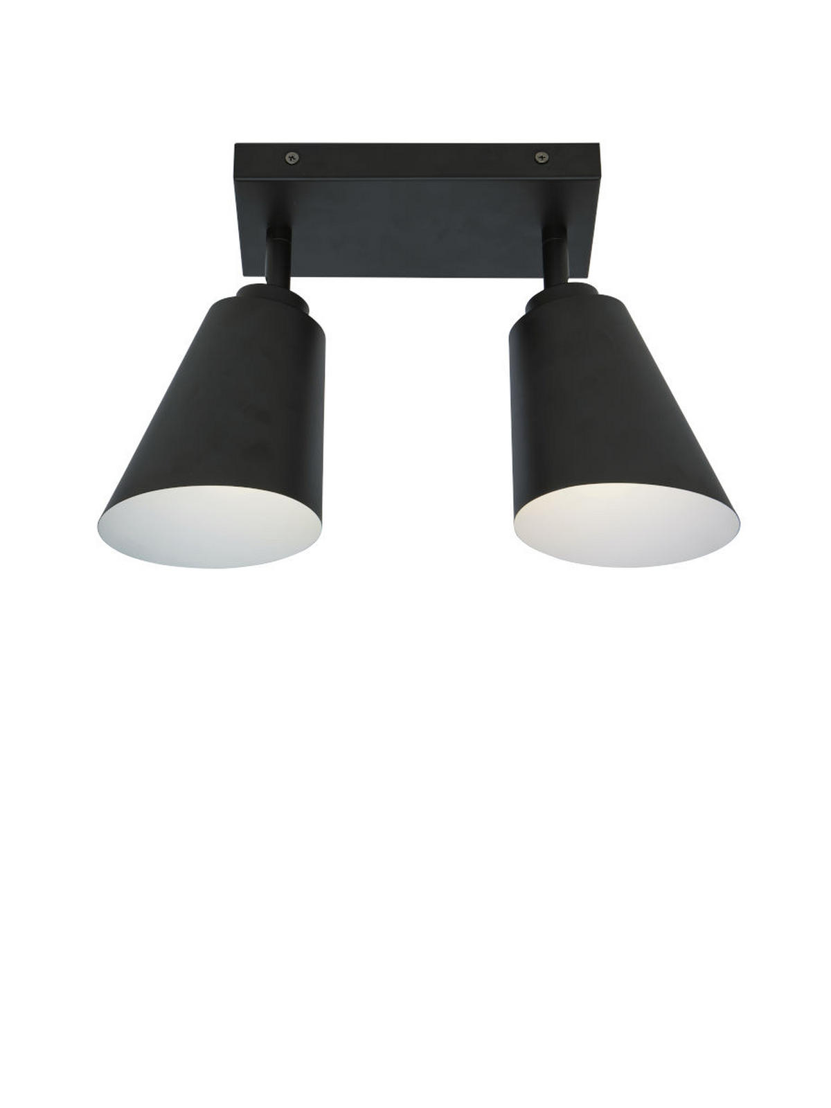 DECKENLEUCHTE    22/12/24 cm  - Schwarz, Basics, Metall (22/12/24cm) - It's about Romi