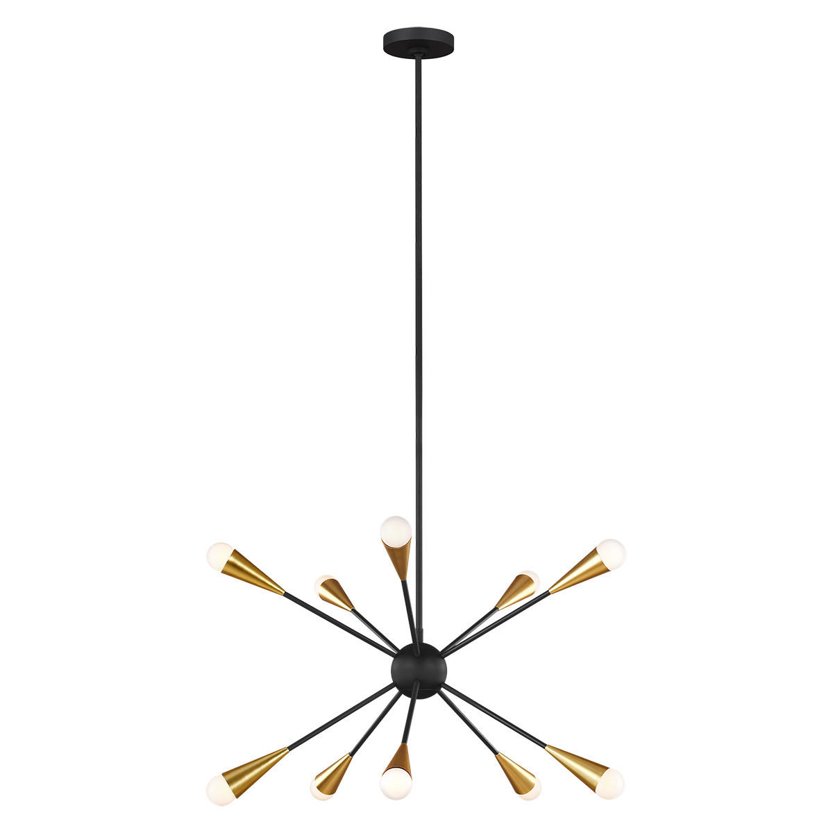 Elstead Lighting Kronleuchter Jax Schwarz 47.7 cm