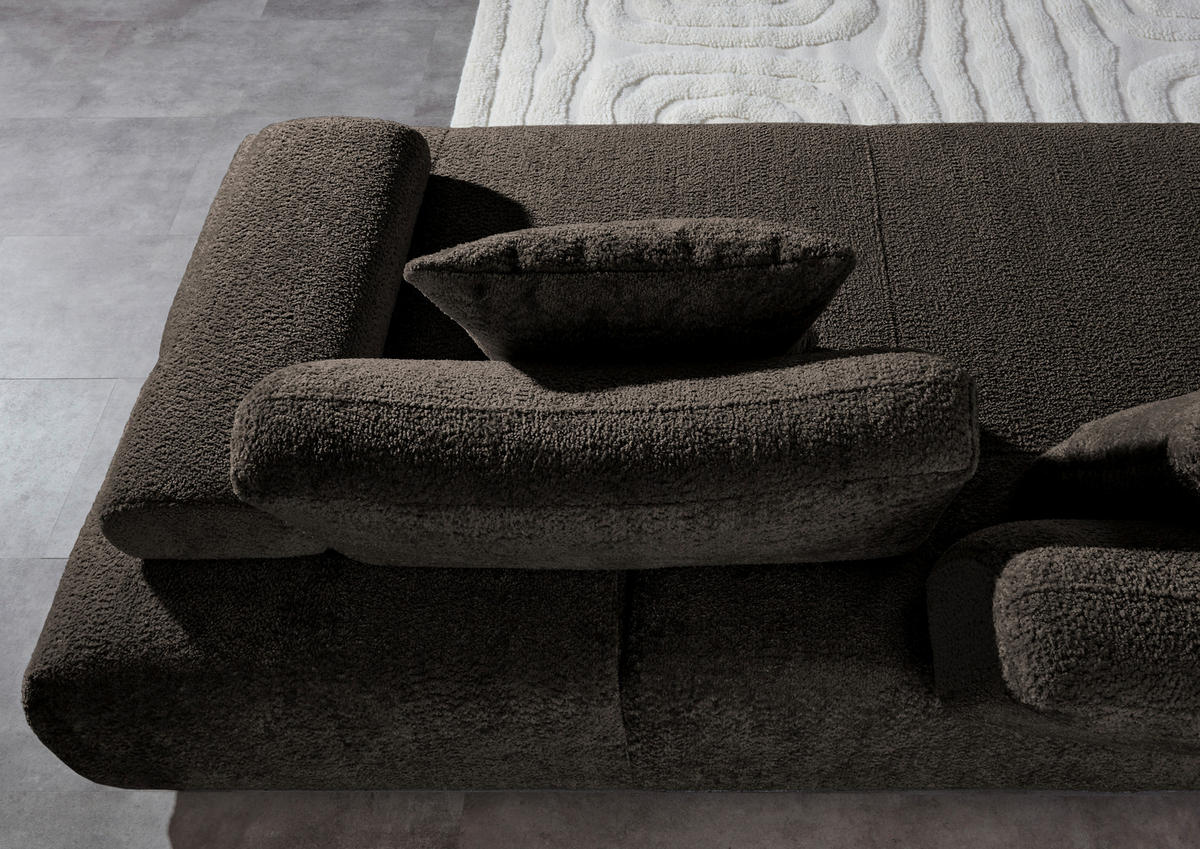 SCHLAFSOFA in Textil Anthrazit  - Anthrazit/Schwarz, Konventionell, Kunststoff/Textil (235-255/80/116-138cm) - Carryhome