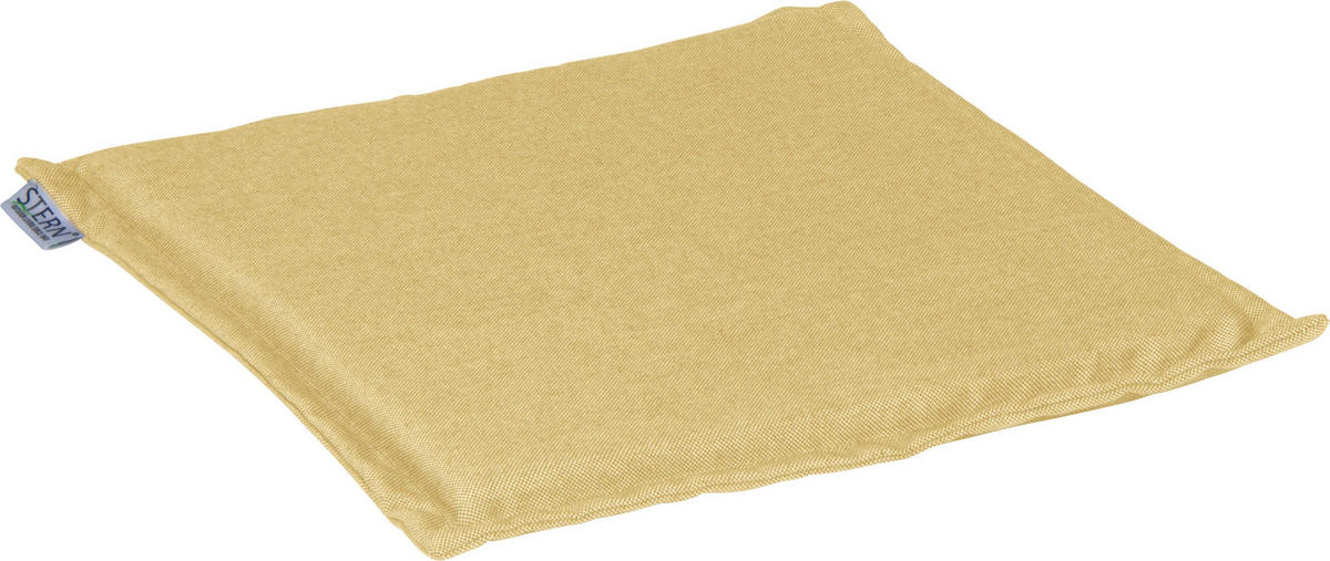 GARTENSITZKISSEN  - Gelb, Basics, Textil (44/3/44cm) - Stern