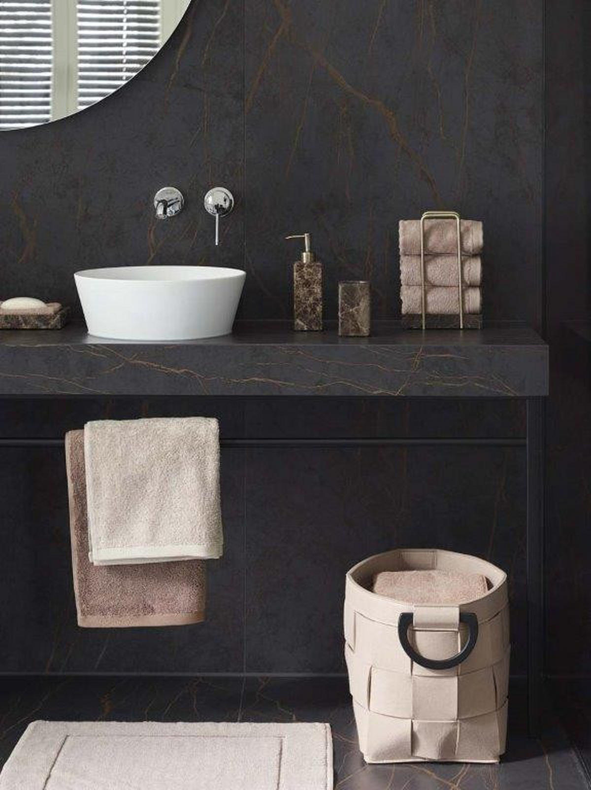 KOPALNIŠKA PREPROGA LONDON  bela 60/60 cm  - bela, Konvencionalno, tekstil (60/60cm) - Aquanova